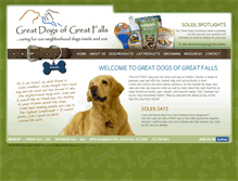 Tablet Screenshot of greatdogsofgreatfalls.com